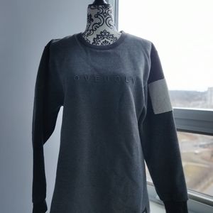 I Love Ugly Men's Premium Gray Patch Thick Sweater